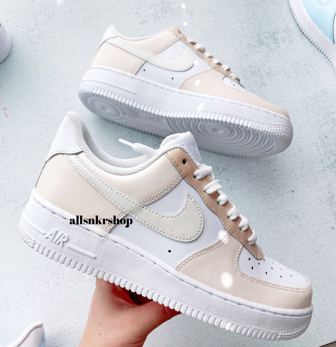 custom air force 1 tan