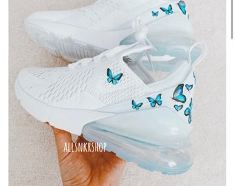 Air Max 270 Custom Blue Butterfly - Etsy