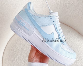 baby blue nike air force ones