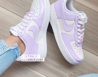 mens purple air force ones