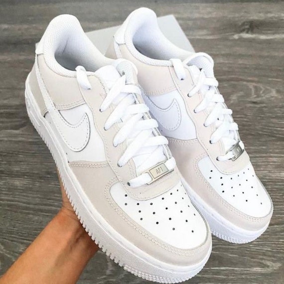 Nike Air Force 1 Low Custom Pastel Nude Cream - Etsy