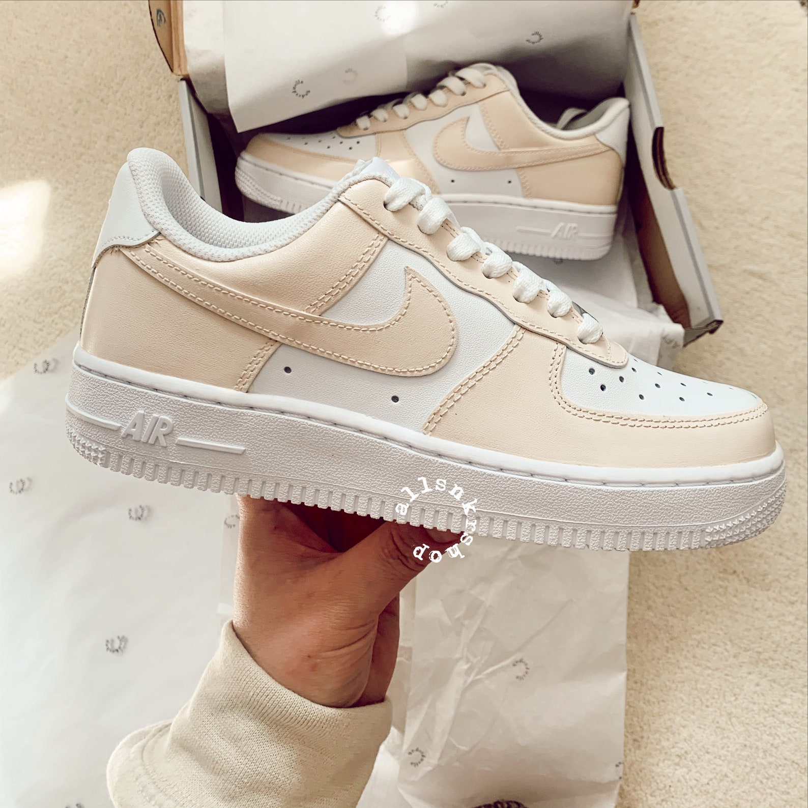 womens tan air force 1