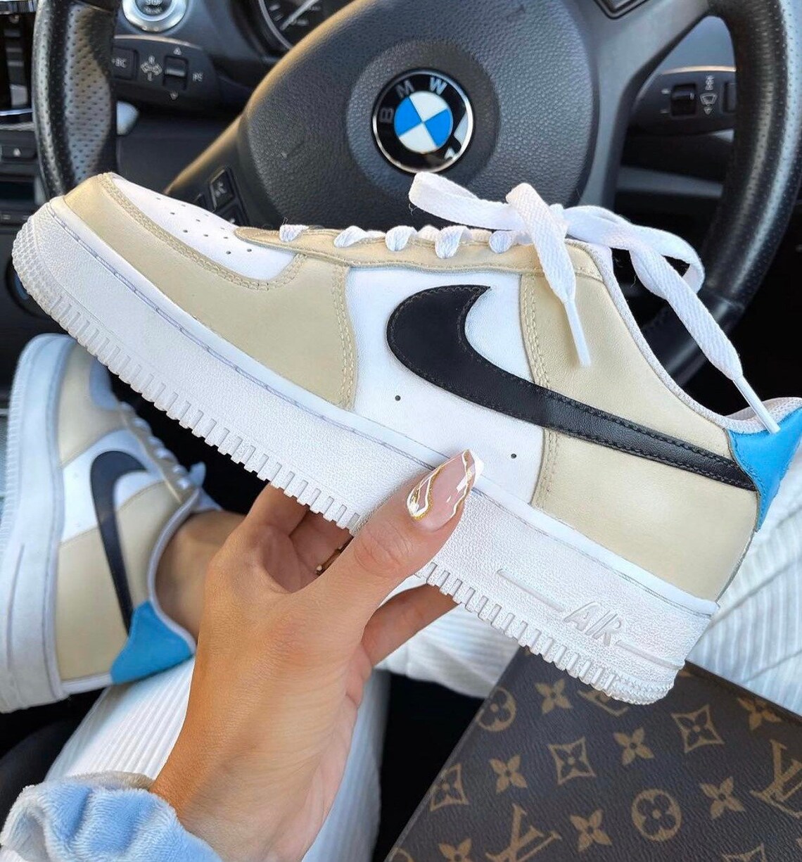 air forces with tan bottom