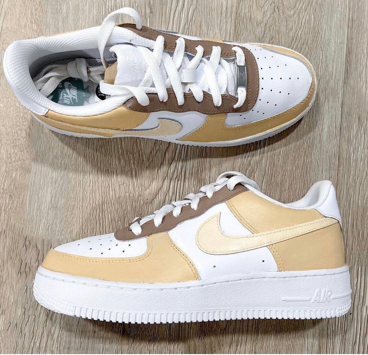 custom air force 1 tan