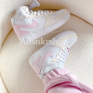 pastel pink nike air force 1