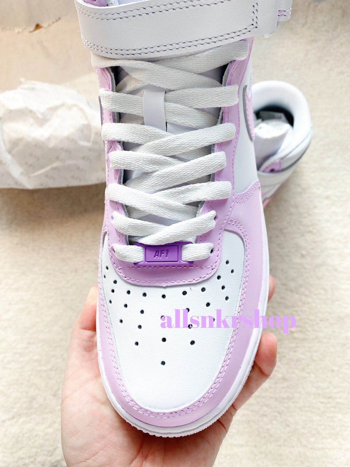 pastel purple air force 1