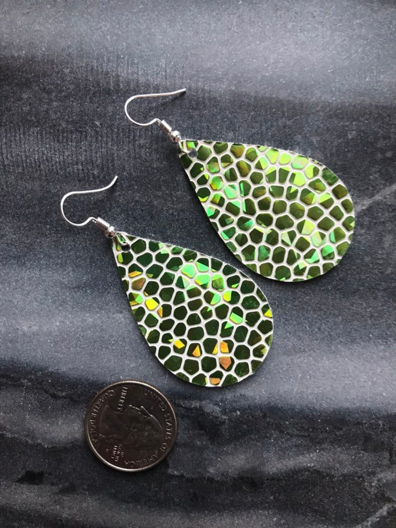 Lime Green Earrings St. Patrick's Day Accessories Etsy