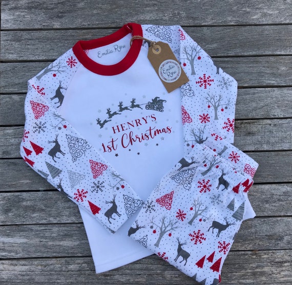 personalised baby pyjamas