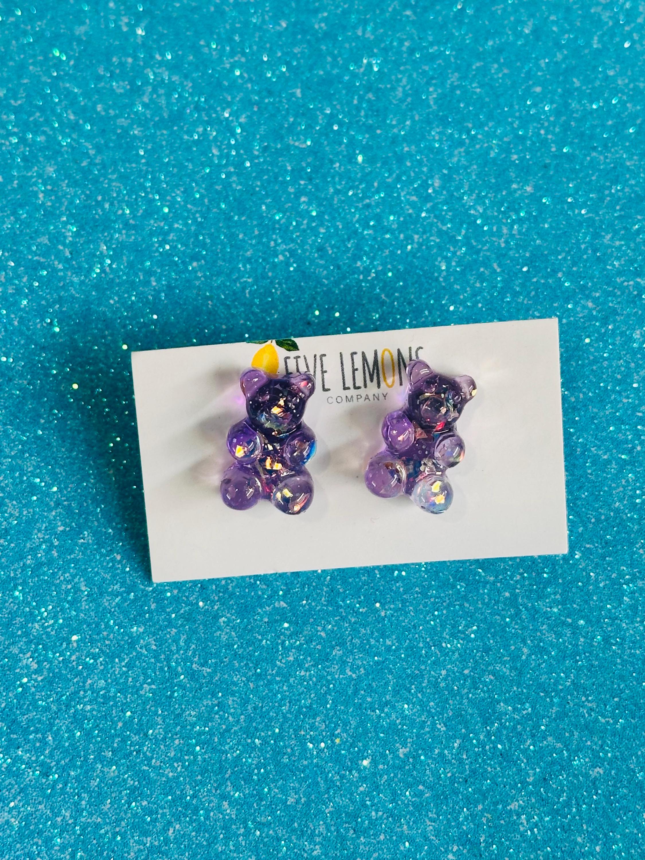 Gummy 13mm Stud Earring * Cute Earrings * Summer Earrings