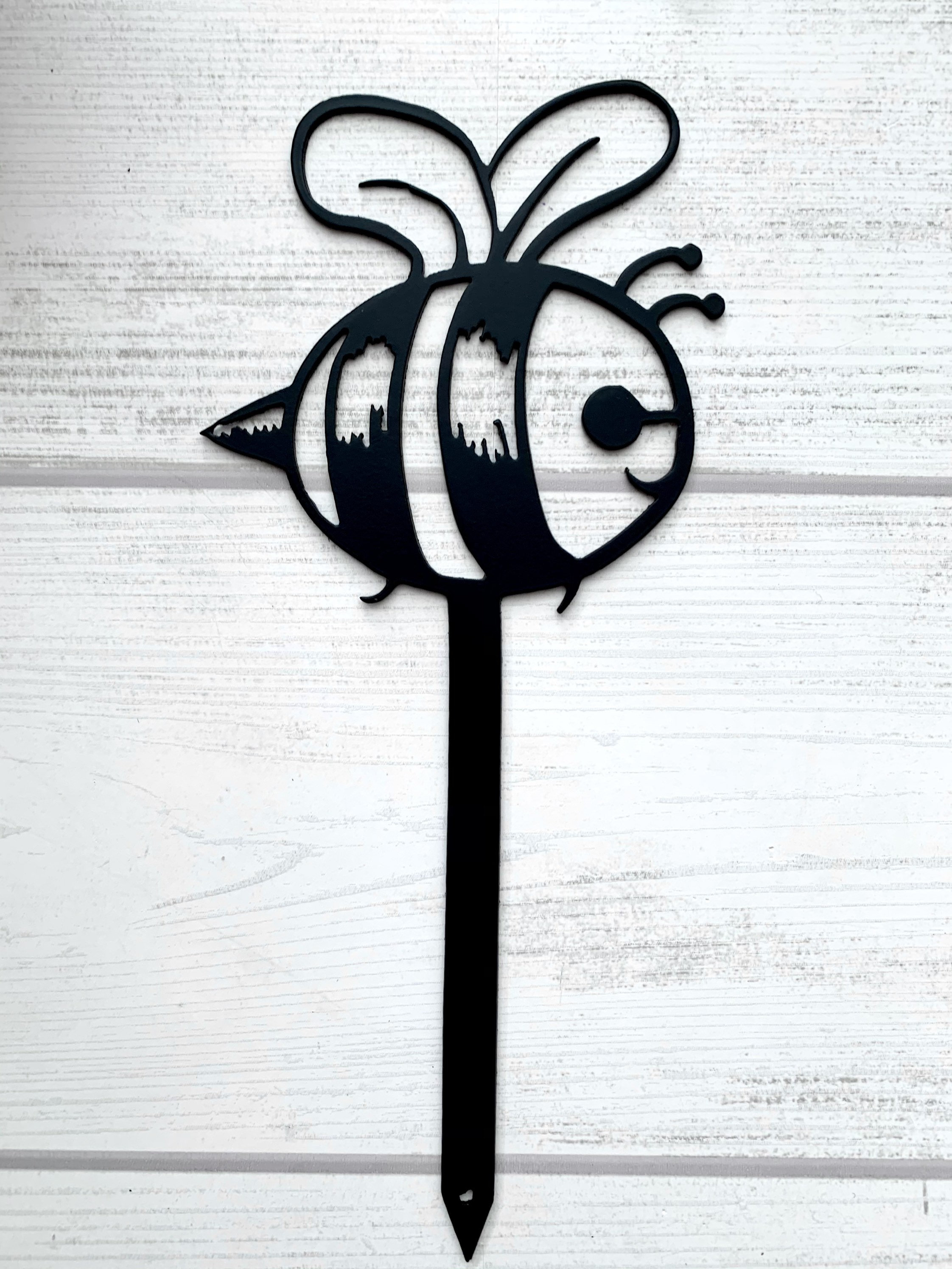 Metal Bee Garden Stake Garden Decor Stocking Stuffer Secret Etsy