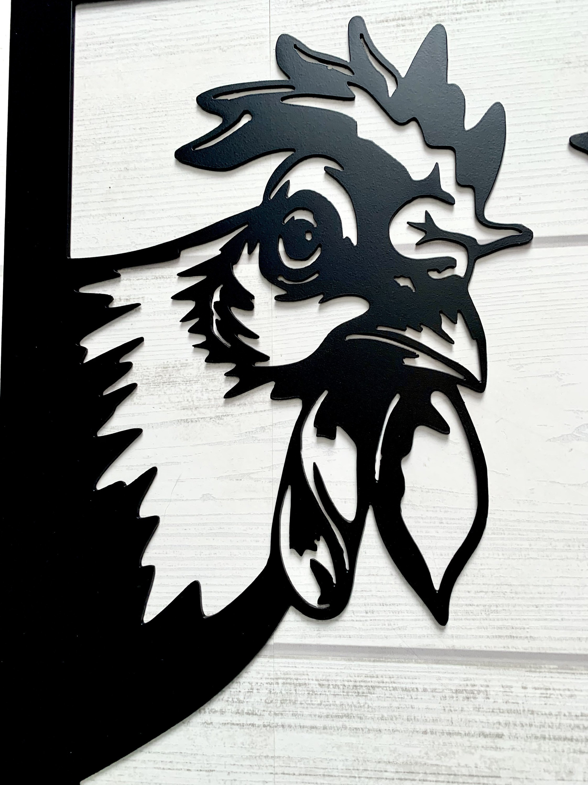 Chicken Coop Sign Metal Chicken Sign Christmas Gift Rooster | Etsy