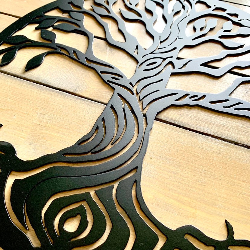 Metal Celtic Tree of Life Wall Hanging Meditation Wall Art | Etsy