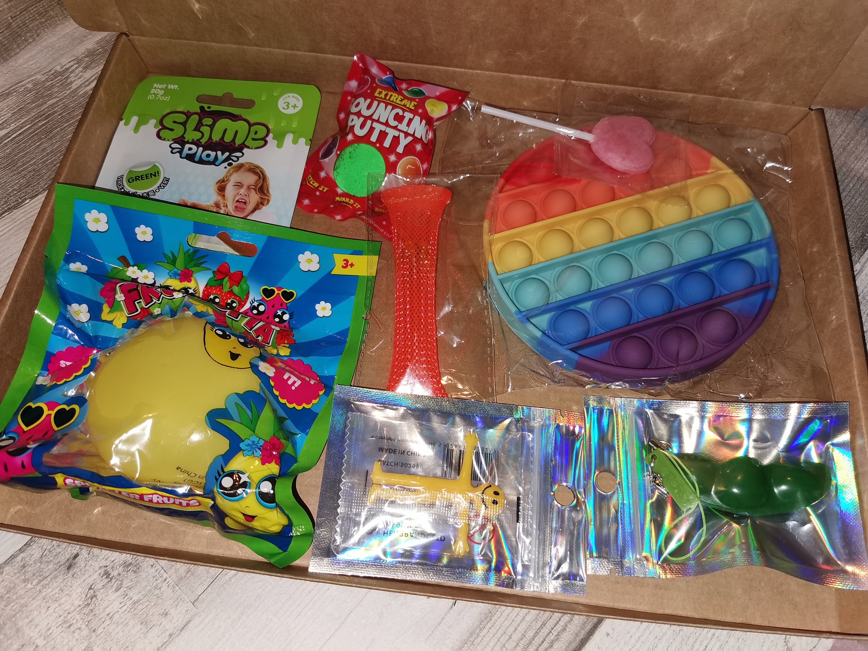 Pop It Fidget Toys Box Sk : Lobster - Pop It Fidget Toy
