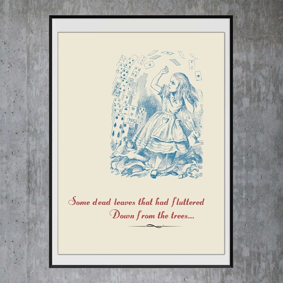 Alice's Adventures in Wonderland - Art Print Poster, Alice Pack of
