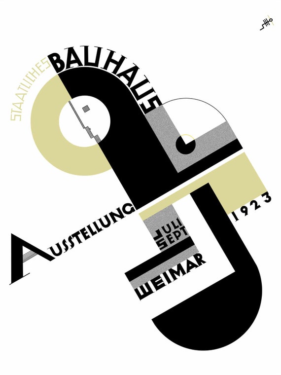 バウハウス Weimar Ausstellung 1923 IBH-70046 Joost Schmidt. Staatliches Bauhaus Ausstellung. 1923 | MoMA