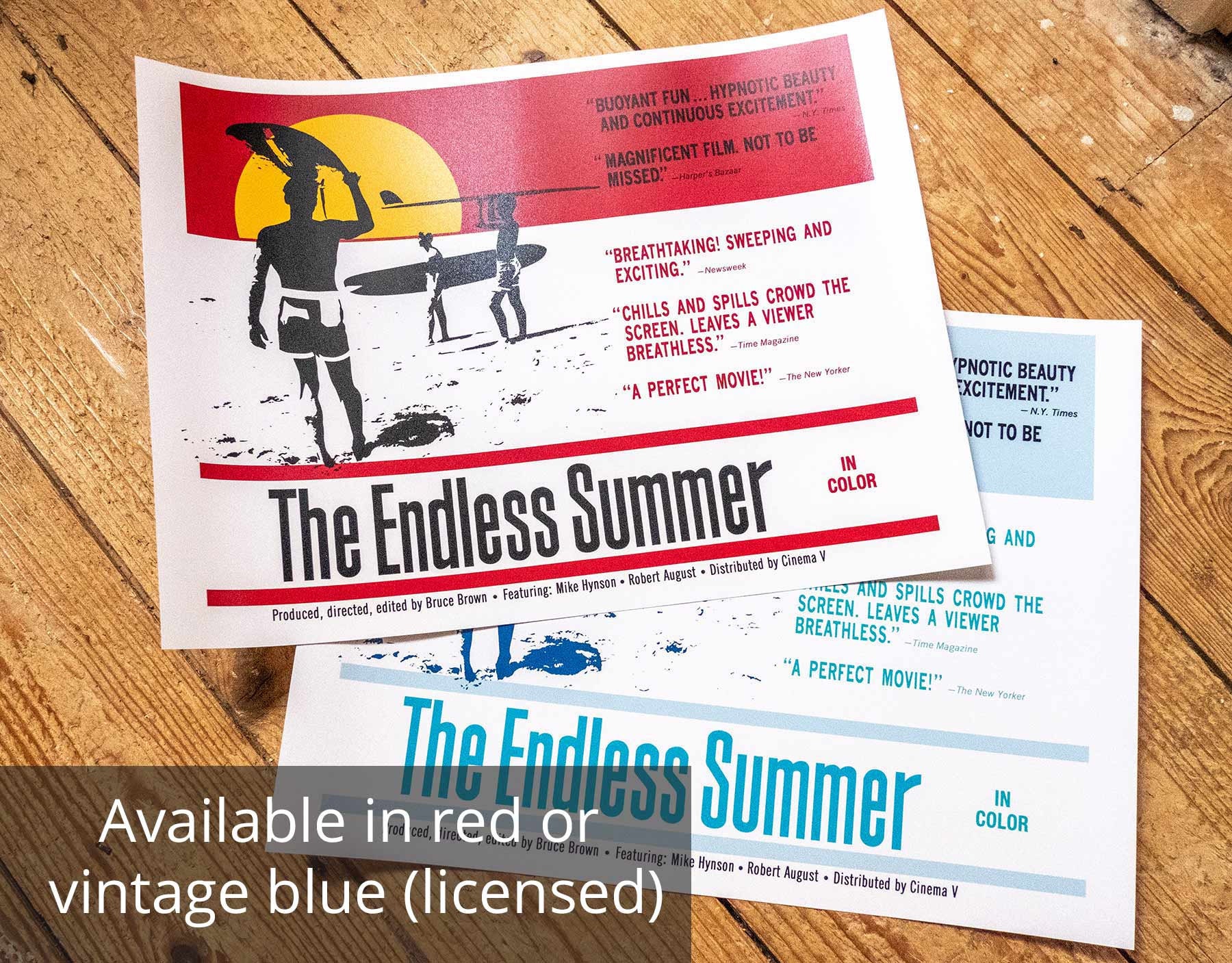 The Endless Summer Movie Poster Art Print, 1966 Surfing