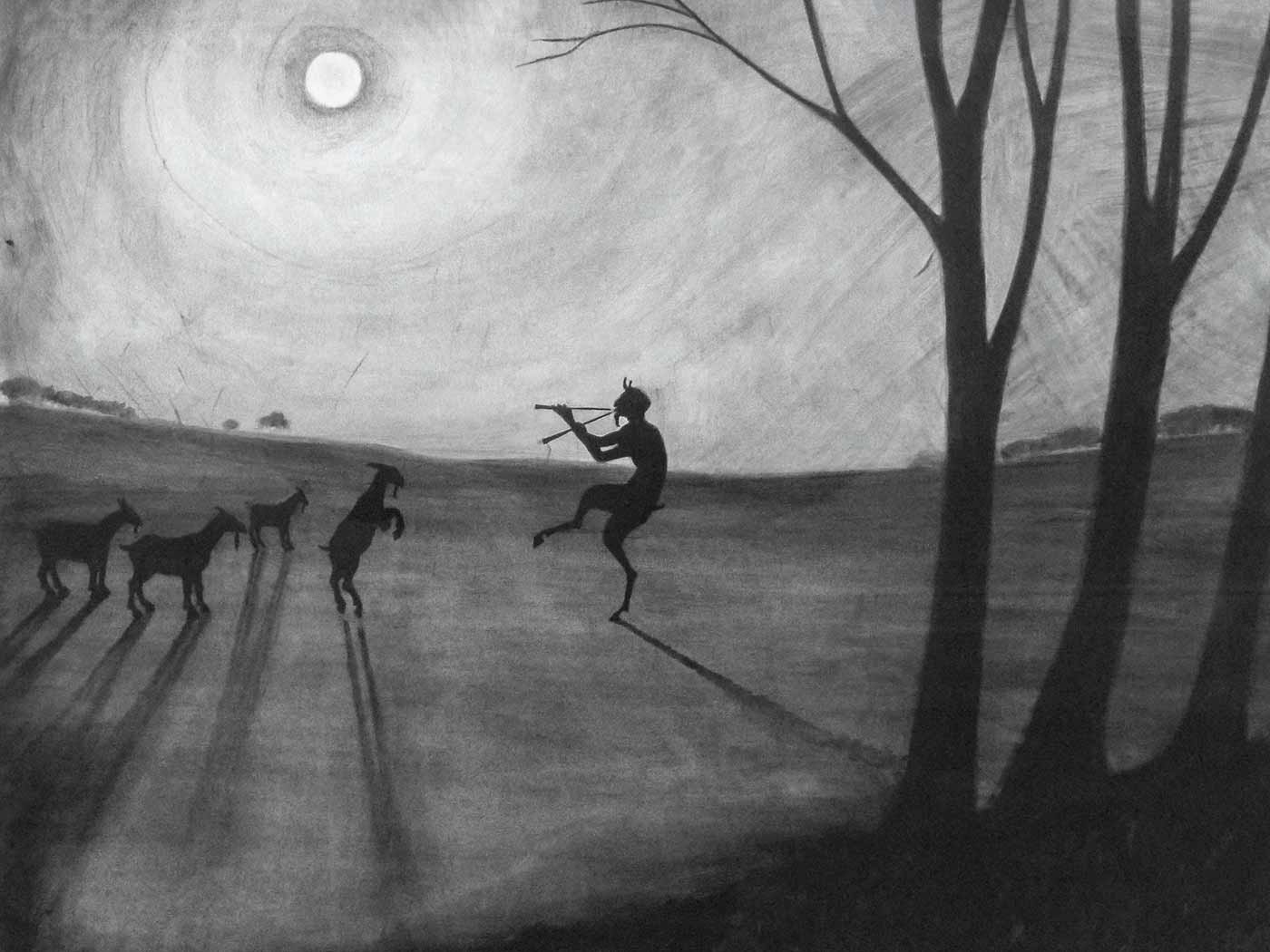 レオン・スピリアールト - アート プリント ポスター、密造酒の牧神