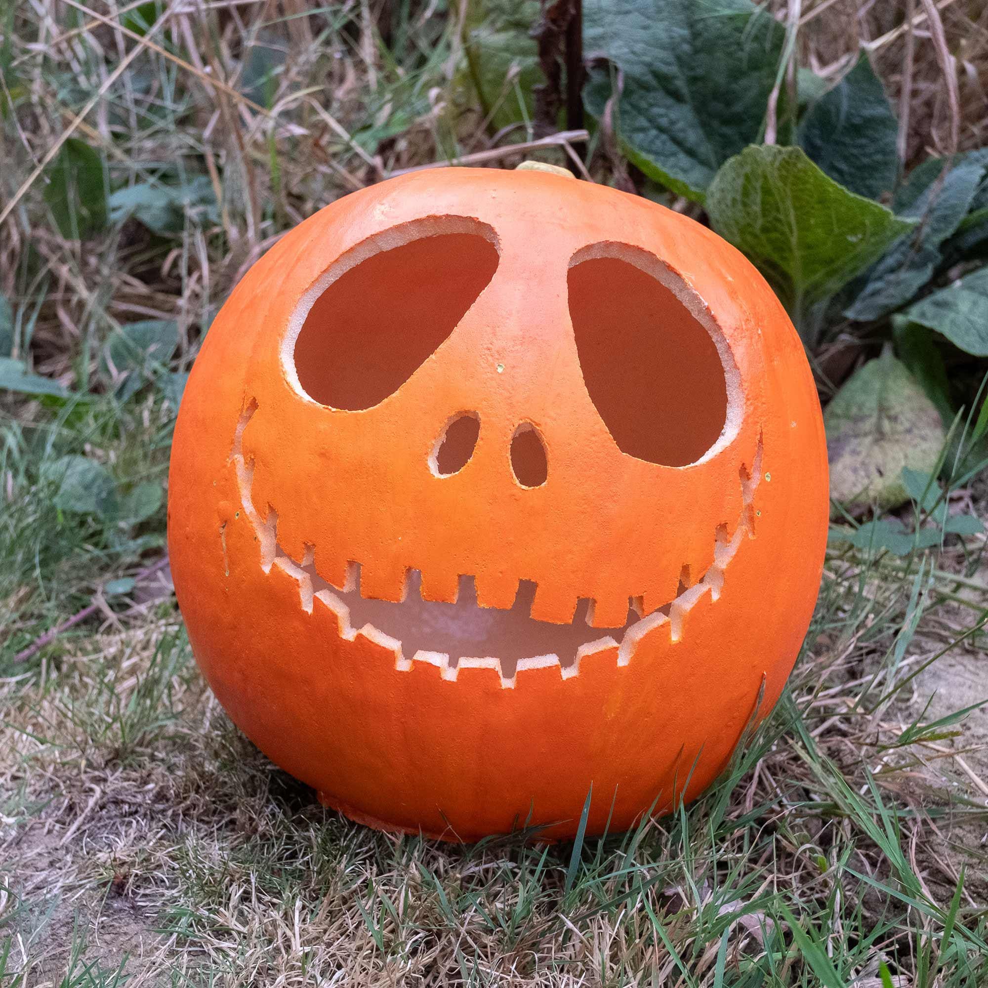 Halloween Pumpkin, Foam Pumpkin, Carved Jack O'lantern, Artificial