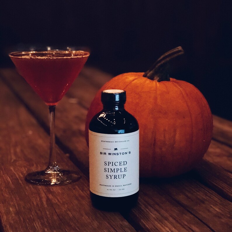 Sir Winston's Spiced Simple Syrup Old Fashioned Cocktail Etsy