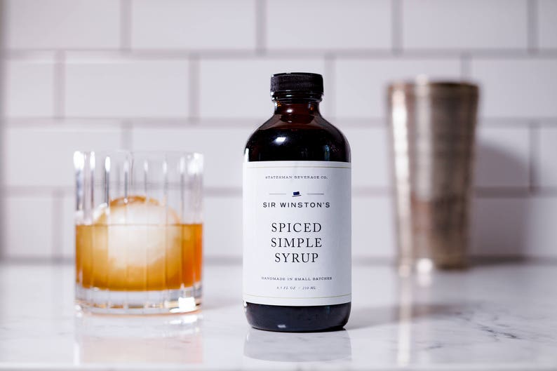 Sir Winston's Spiced Simple Syrup Old Fashioned Cocktail Etsy