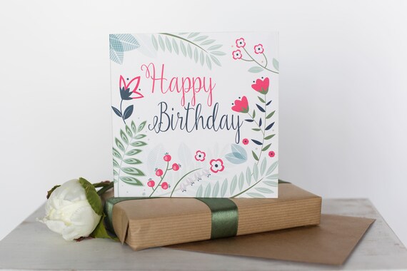 Carte Danniversaire Joyeux Anniversaire Pour Sa Sœur Epouse Etsy
