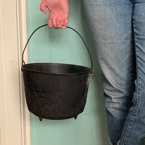 Antique Cast Iron Cauldron