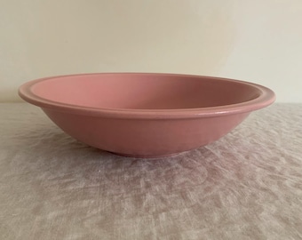 Pink Mid Century Serving Bowl, Vernon Kilns Ultra California