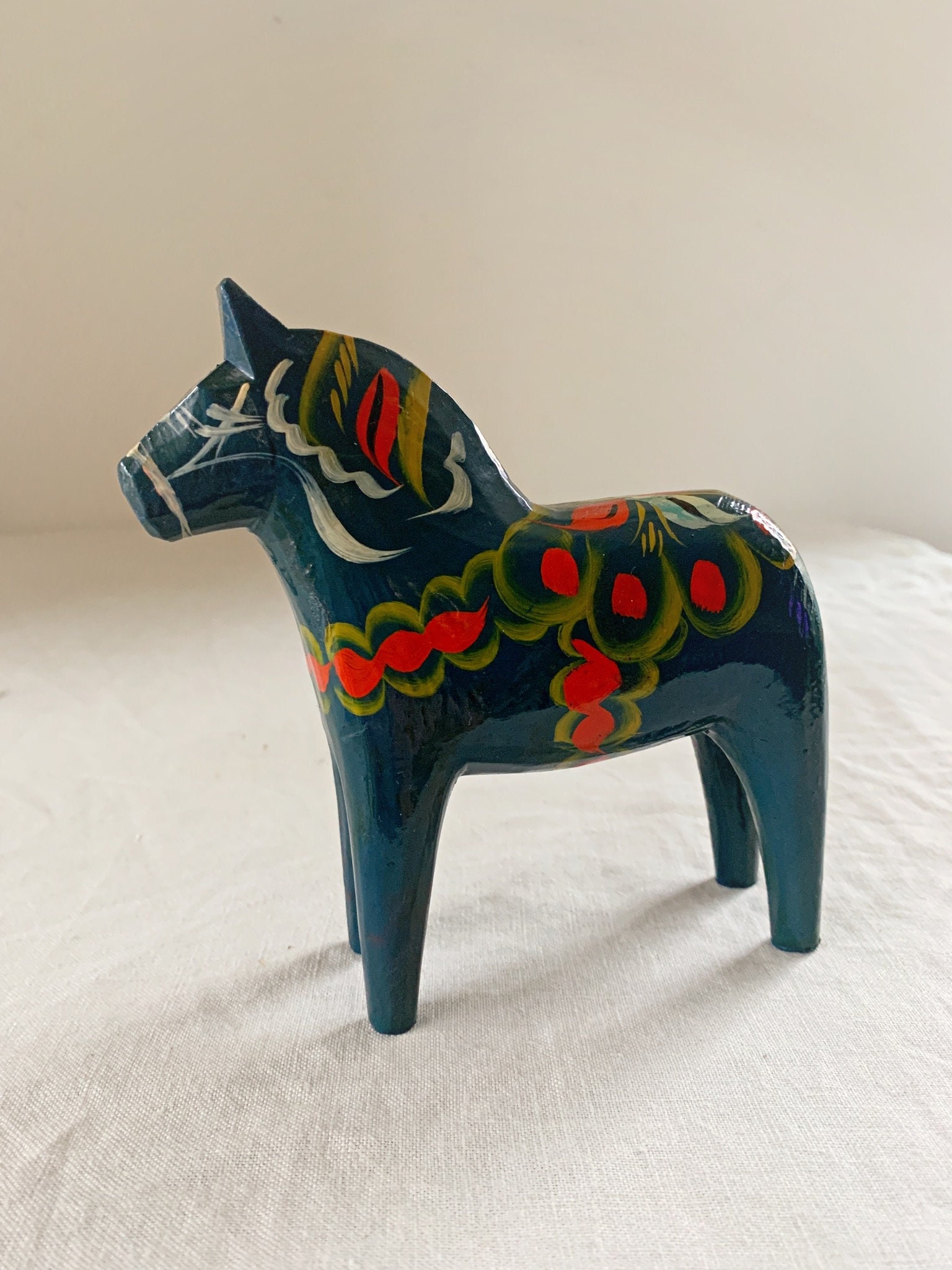 Nils Olsson Vintage Dala Horse - Etsy