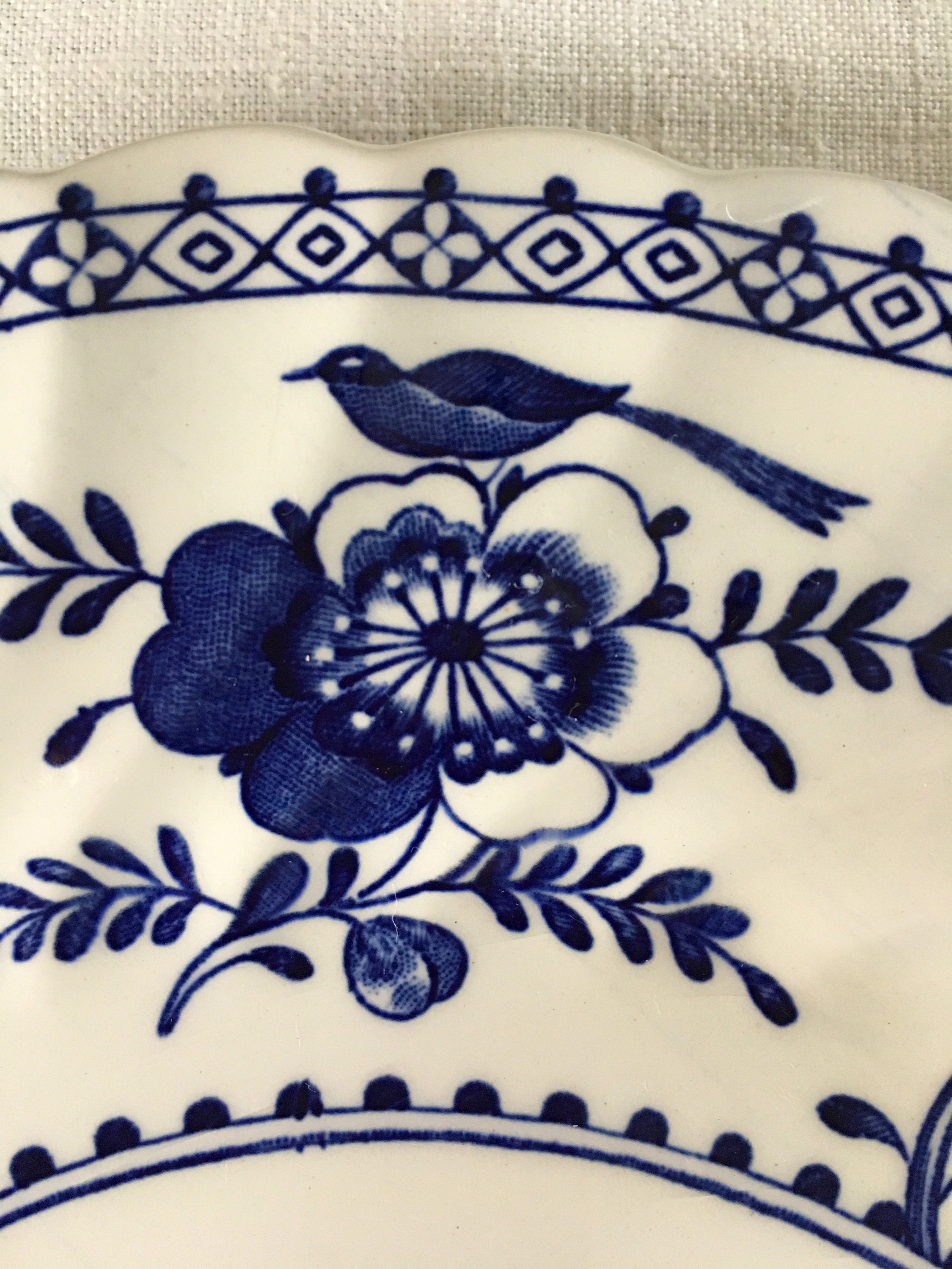 Johnson Brothers Indies Blue Dinner Plates Dinnerware Set of Etsy