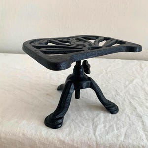 Cast Iron Adjustable Trivet, JUSTRYTE Cooking Pot Holder, Teapot Stand