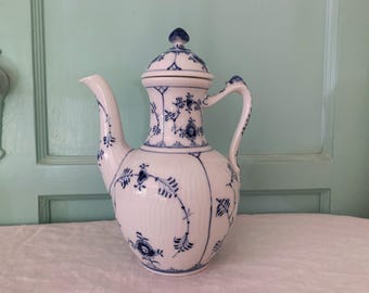 Royal Copenhagen Blue Fluted Coffee Pot