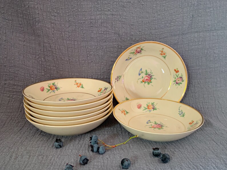 Berry Bowls Set of 8 Vintage China Aberdeen Selma Etsy