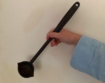 Antique Cast Iron Smelting Ladle