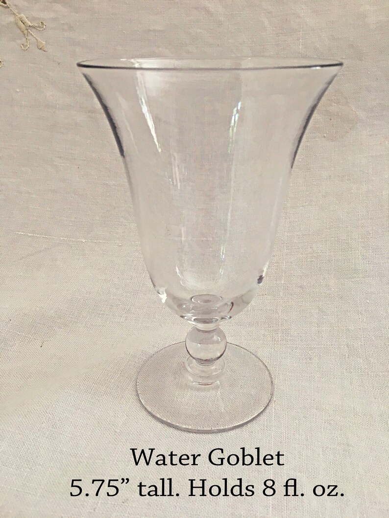Candlewick Stemware Replacement Vintage Glassware Sold Etsy