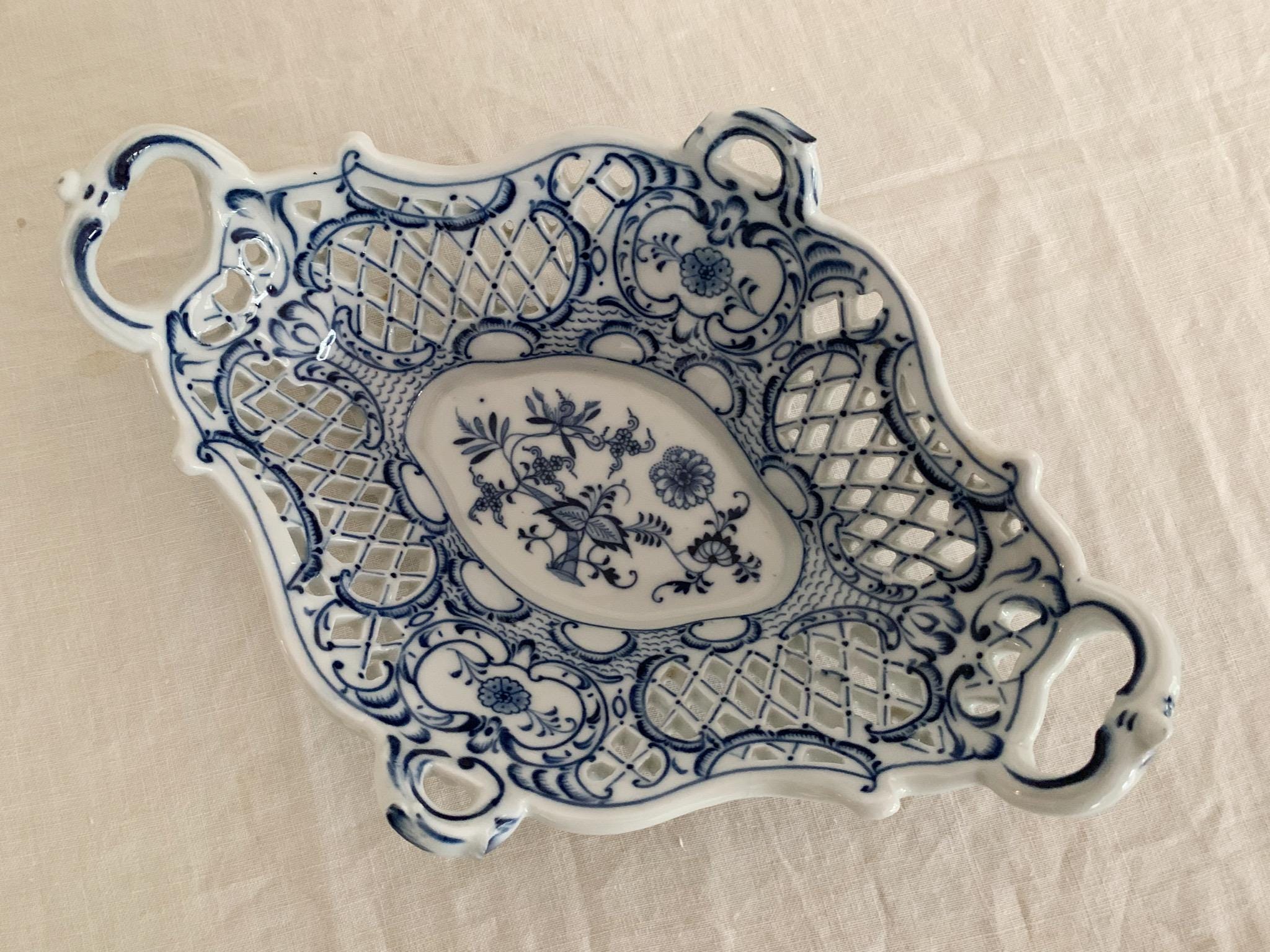 Meissen Porcelain Basket - Etsy