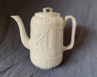 Tall Salt Glaze Art Deco Coffee Pot