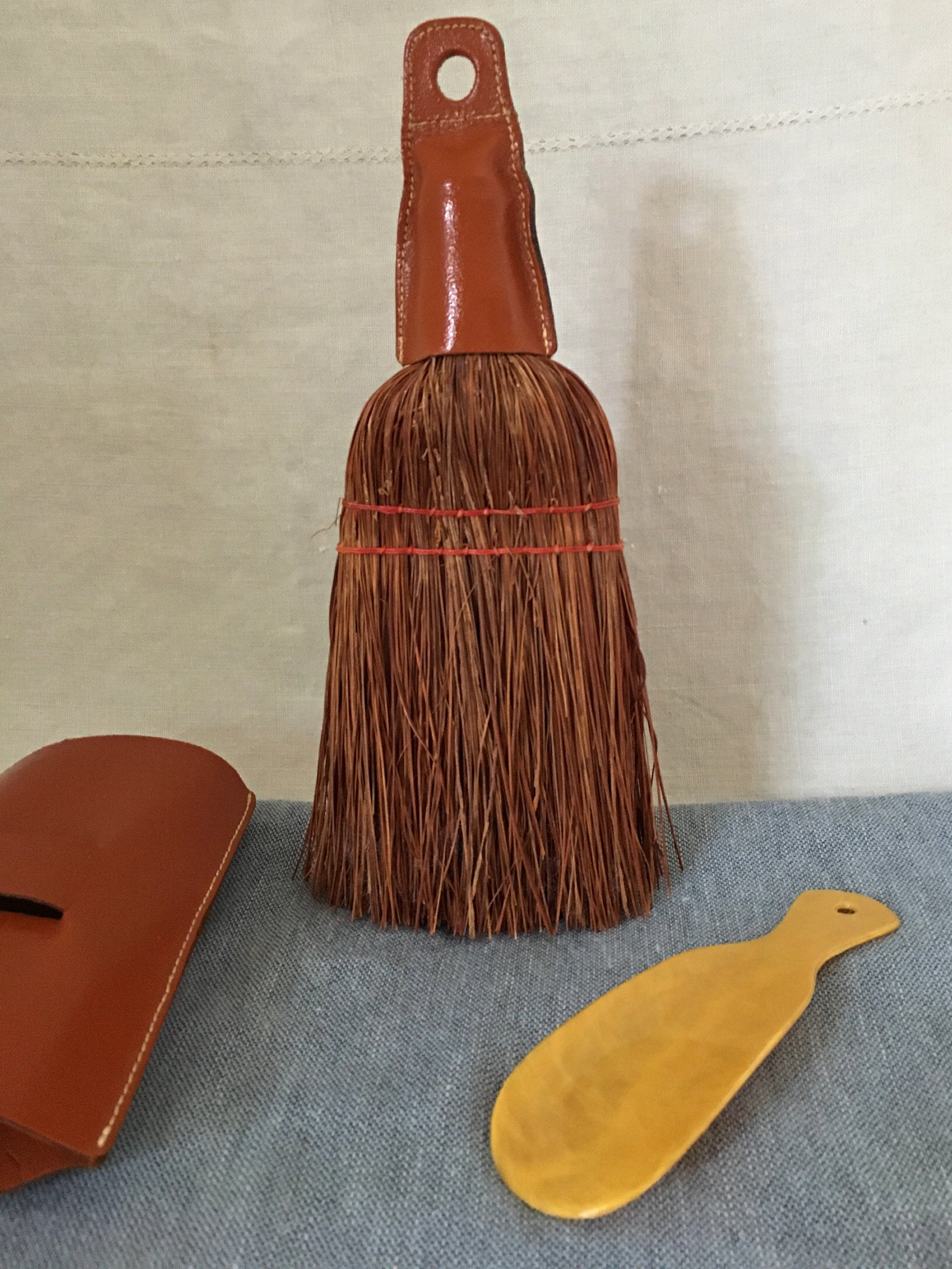 Vintage Shoehorn and Whisk Broom Set for Father's Day Etsy