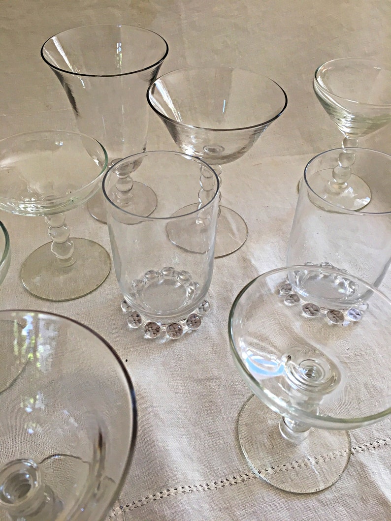 Candlewick Stemware Replacement Vintage Glassware Sold Etsy