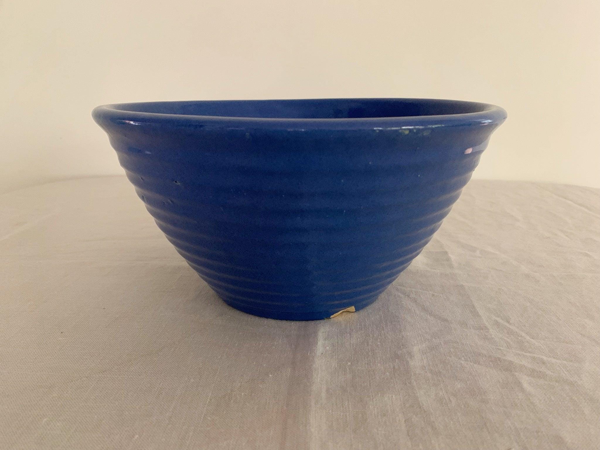 Bauer Blue Bowl - Etsy