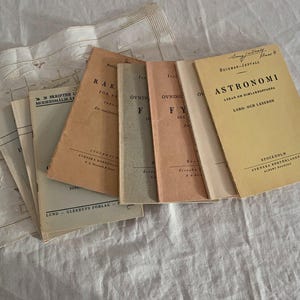 Collection of Swedish School Books