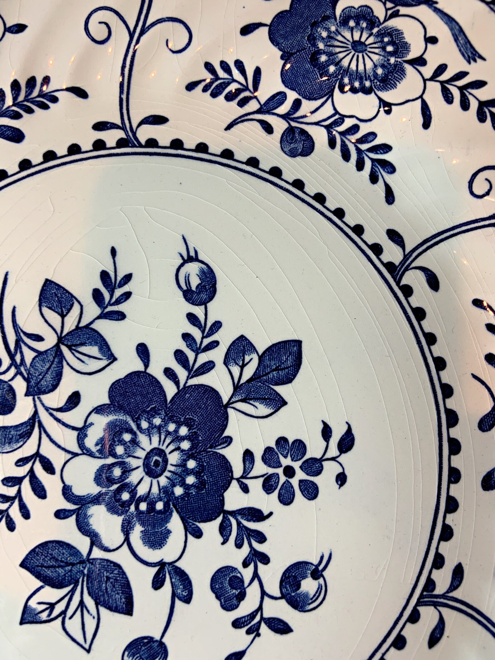 Johnson Brothers Indies Blue Dinner Plates Dinnerware Set of Etsy