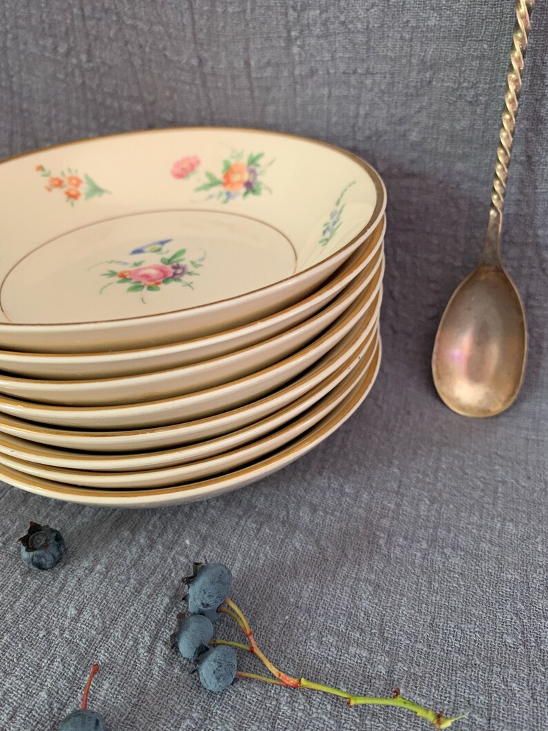 Berry Bowls Set of 8 Vintage China Aberdeen Selma Etsy