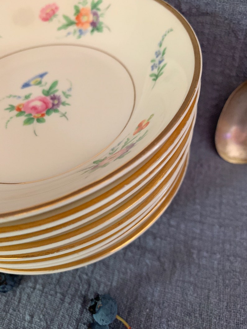 Berry Bowls Set of 8 Vintage China Aberdeen Selma Etsy