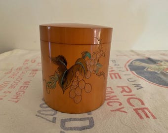 Bamboo Tea Caddy, Trinket Box