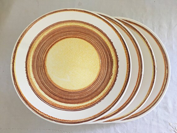 Vintage Dinnerware Collectible China 3 Taylor Ironstone Mountain Meadow 10.5 Dinner Plates Retro Dinner Plates Set of Three