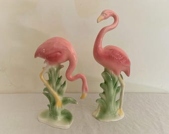 Hollywood Regency Pink Flamingo Set
