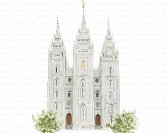 Salt Lake City Temple Digital Download