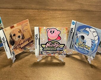 Nintendo DS Game Glass Coasters – Retro Gaming Decor