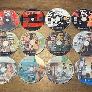 Grand Theft Auto Video Game Glass Coasters - Unique Gift Idea for Boyfriend - GTA Retro Coaster set - Personalize and Select Your Own Set