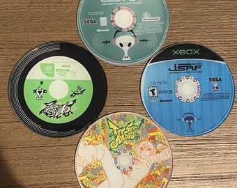 Jet Set Radio Glass Coasters, SEGA, XBOX Gamer Gift